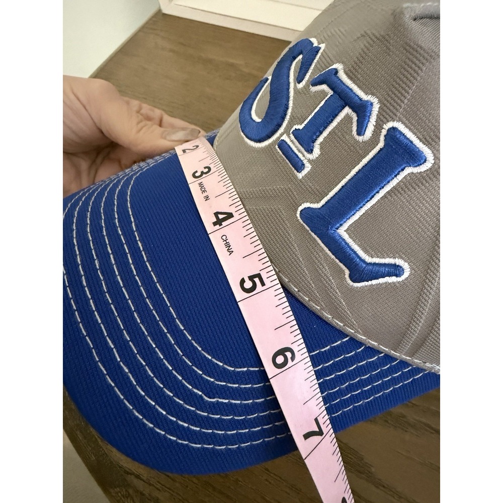 St. Louis Cardinals STL Trucker Hat Cap Grey Blue Mesh Adjustable Budweiser MLB - Picture 5 of 9